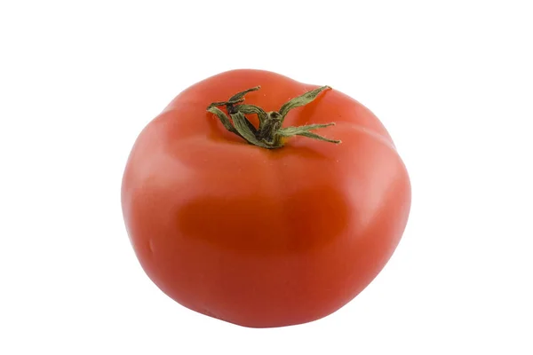 Isolierte Rote Tomate Auf Weißem Hintergrund — Stockfoto