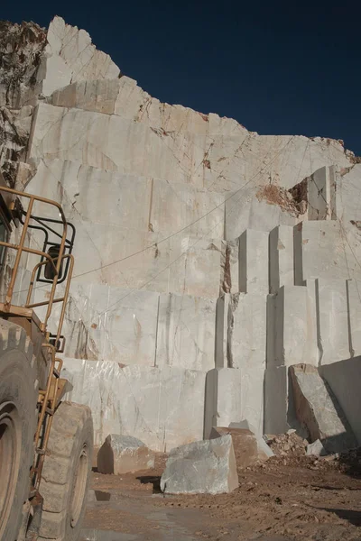Extracción Mármol Carrara — Foto de Stock