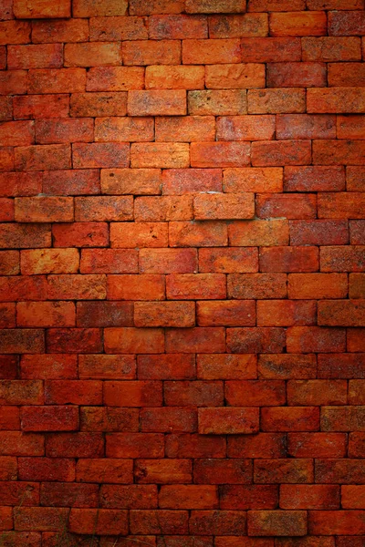 Vecchio Muro Mattoni Rossi — Foto Stock