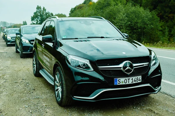 Lviv Ukraina Oktober 2015 Mercedes Benz Stjärna Erfarenhet Den Intressanta — Stockfoto