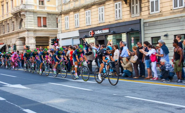 Trieste Italia Giugno Ciclista Durante Sfilata Finale Della 97Esima Edizione — Foto Stock