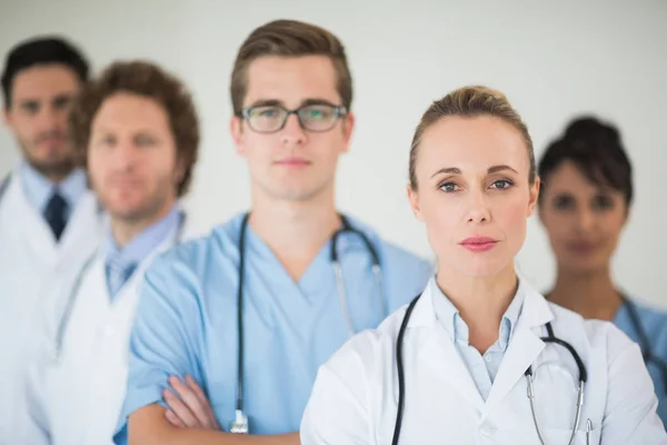 Retrato Del Equipo Médico Confianza Hospital —  Fotos de Stock