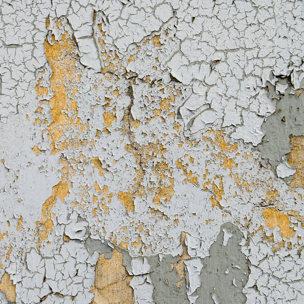 Старая Потрескавшаяся Краска Бетонной Стене — стоковое фото