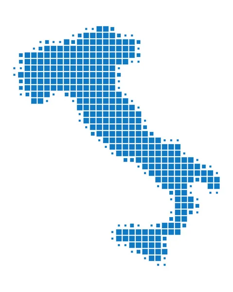 Mappa Dell Italia Piazze Sulla Mappa Geografica — Foto Stock