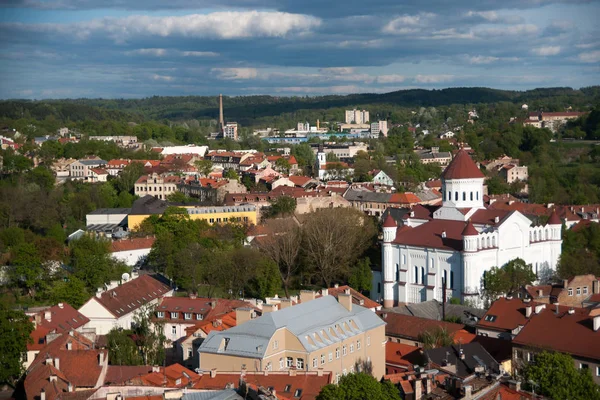 Vista Aérea Ciudad Vilna — Foto de Stock