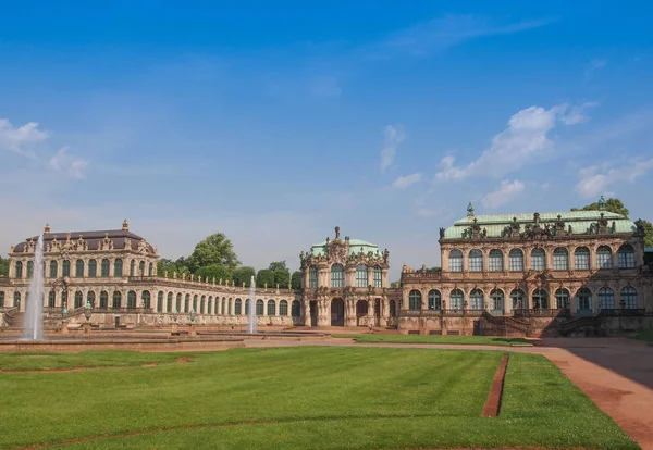 Dresdner Zwinger Palácio Rococó Projetado Por Poeppelmann 1710 Como Orangery — Fotografia de Stock