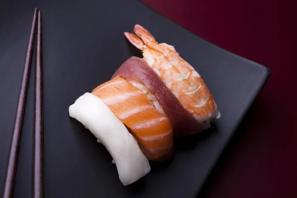寿司おいしい伝統的な日本食 — ストック写真
