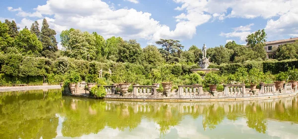 Florence Italien Gamla Boboli Trädgårdarna Solig Dag Sommarsäsongen — Stockfoto