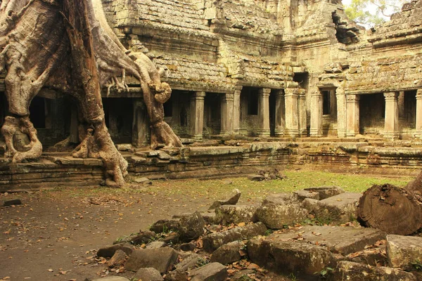 Templo Preah Khan Área Angkor Siem Reap Camboja — Fotografia de Stock
