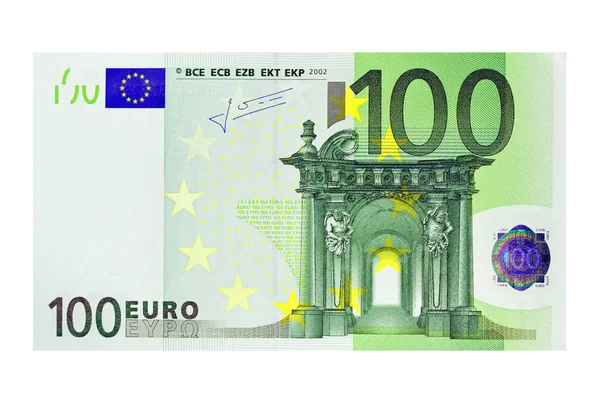 100 Euro Bankbiljet Europese Valutaachtergrond — Stockfoto