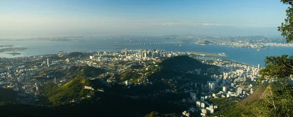 Blick Von Oben Auf Eine Stadt Rio Janeiro Brasilien — Stockfoto