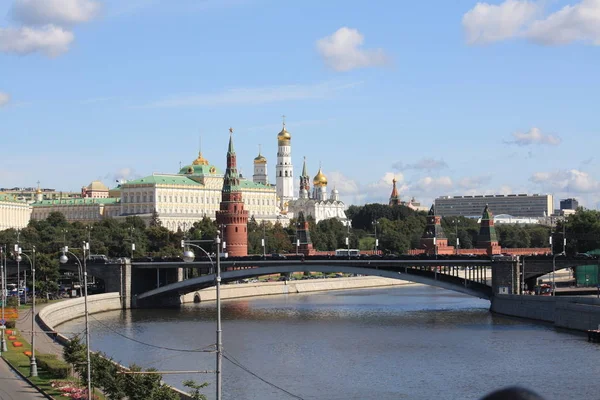 Московська Ріка Денний Час — стокове фото