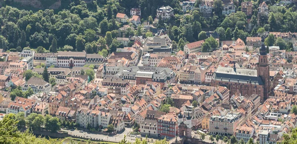 Vista Panoramica Heidelberg Estate Germania — Foto Stock