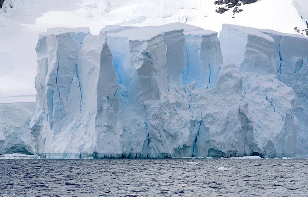 Front Glacier Paradise Bay Antarctica — Stock Photo, Image