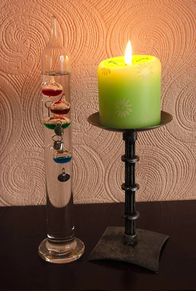 Beautiful Candle Close View — Stock Photo, Image