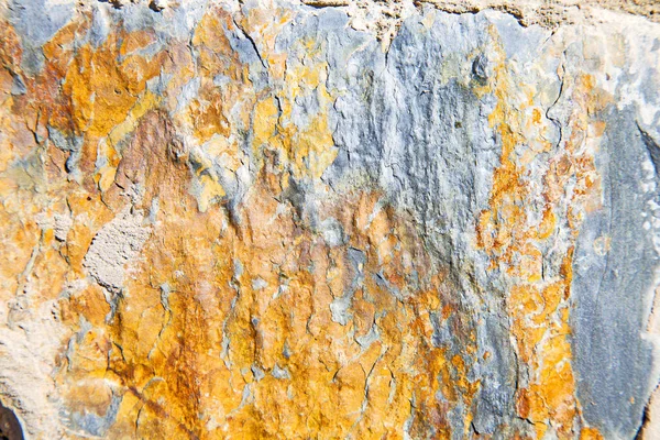 Felsen Stein Und Rotorangefarbener Gneis Der Wand Marokkos — Stockfoto
