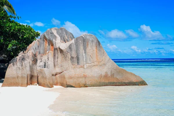 Anse Source Argent Digue Isla Seychelles — Foto de Stock