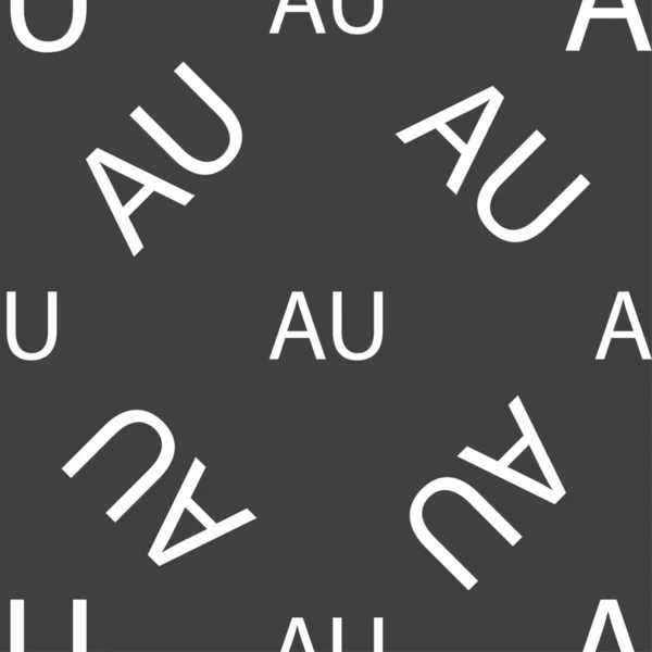 Australia Sign Icon Seamless Pattern Gray Background Illustration — Stock Photo, Image