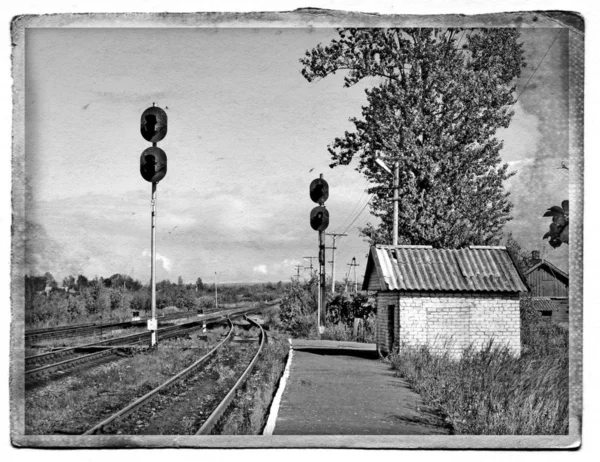 Foto Antigua Concepto Fotografía Envejecida — Foto de Stock