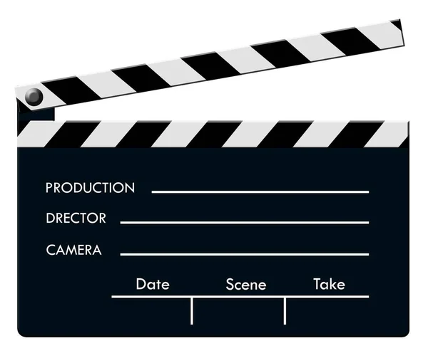 Film Clapboard Concetto Cinema — Foto Stock