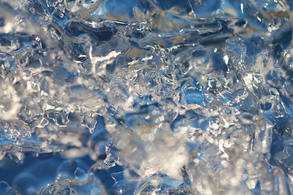 氷の冬の写真をマクロ Backgroundvclose — ストック写真