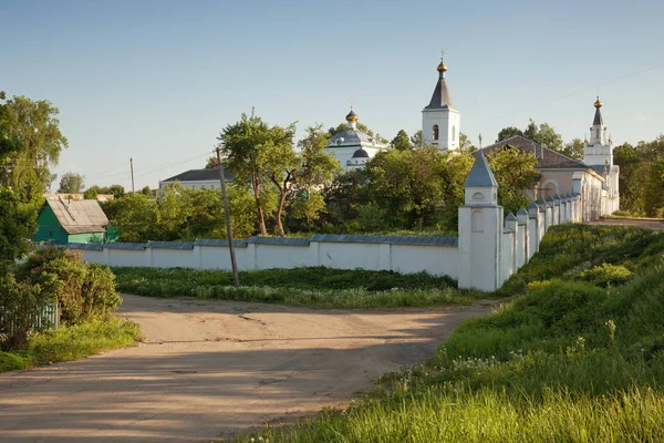 Old White Stone Man Monastery Smolensk Region Russia — Stock Photo, Image