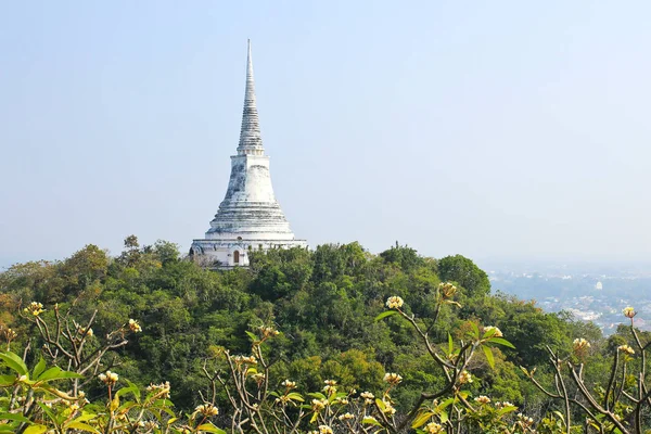 Phra Nakhon Khiri Khao Wang Tapınağındaki Dağda Pagoda Phetchaburi Tayland — Stok fotoğraf