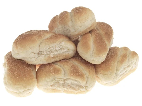 Soft White Bread Sub Rolls — Stock Photo, Image