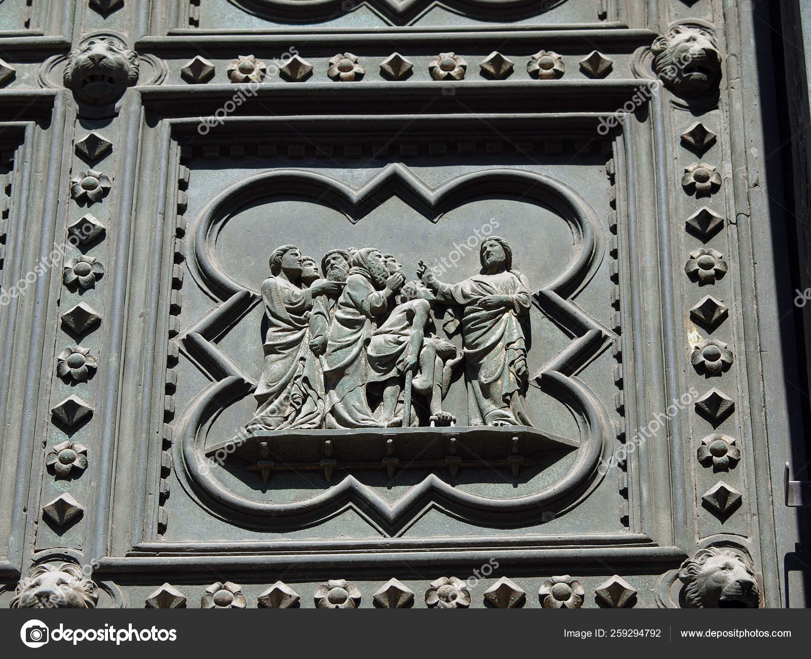 Florence Baptistery South Portal Andrea Pisano 1336