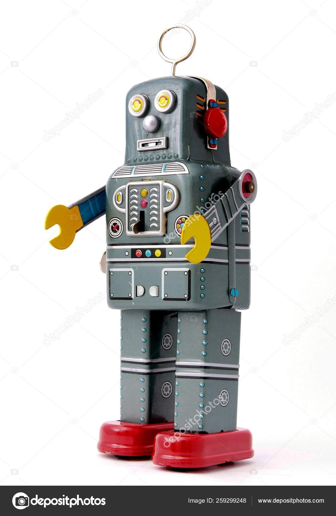 retro robot toy