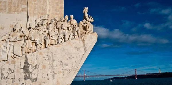 Veduta Del Padrao Dos Descobrimentos Lisbona — Foto Stock