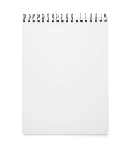 Uma Folha Branco Notas Papel — Fotografia de Stock