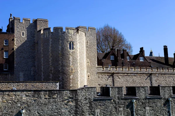 Torre Londres Castillo Medieval Prisión —  Fotos de Stock