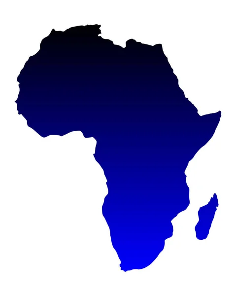 アフリカ地図 グラフィックカートグラフィー — ストック写真
