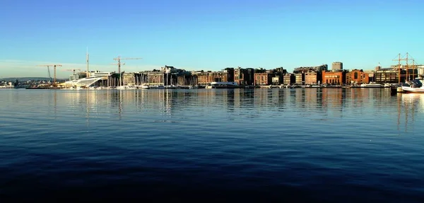 Aker Brygge Oslo Norveç — Stok fotoğraf