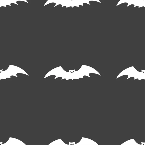 Σύμβολο Του Εικονιδίου Bat Χωρίς Ραφές Γκρι Φόντο Εικόνα — Φωτογραφία Αρχείου