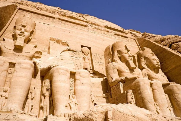 Velký Chrám Abú Simbella Egypt — Stock fotografie