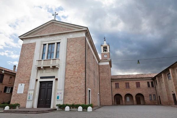 Fasaden Gamla Kyrkan Marotta Italien — Stockfoto
