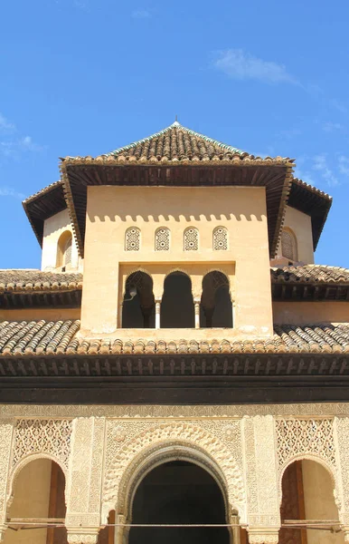 Hermoso Palacio Alhambra Granada España — Foto de Stock