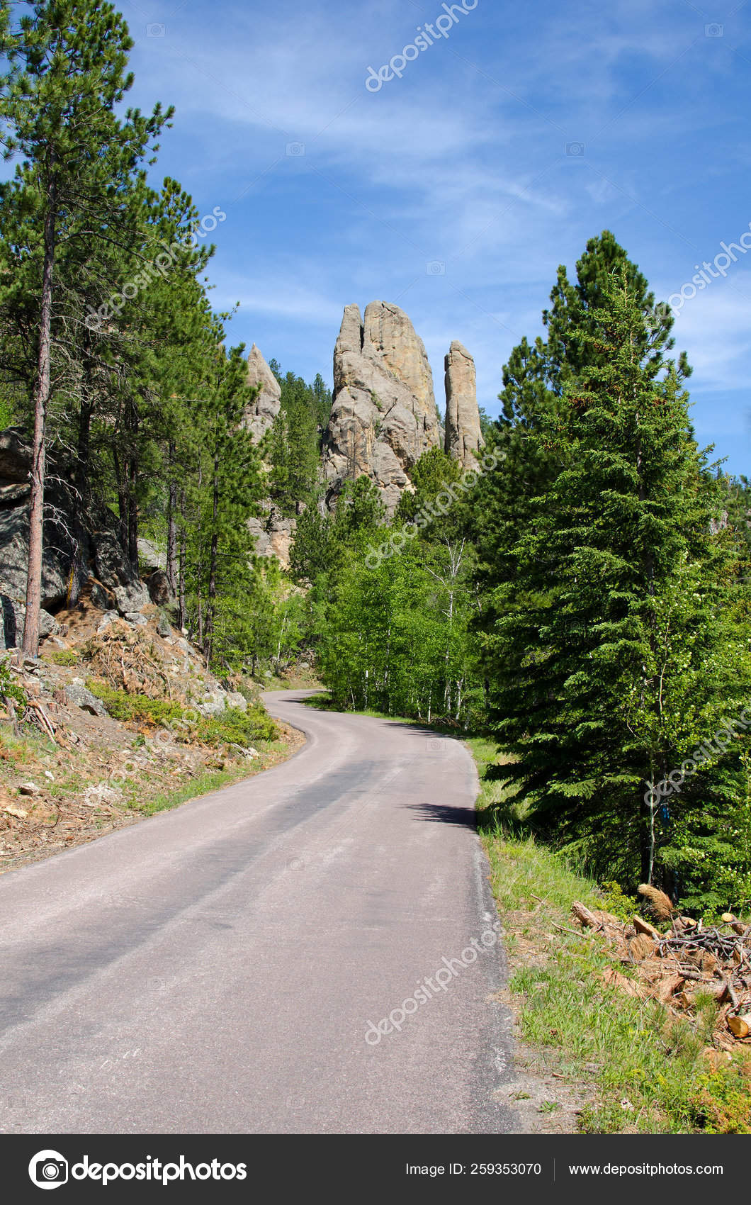 Needles Highway Scenic Drive Highway Custer State Park South Dakota