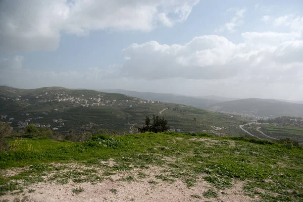 Sebastia Starověkého Izraele Vykopávky Palestinském Území — Stock fotografie