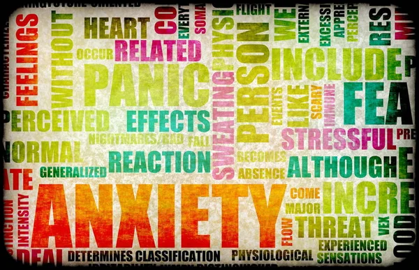 Angst Und Stress Und Ihre Zerstörerischen Eigenschaften — Stockfoto