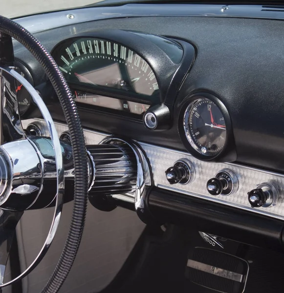 Klasik American Car Yakın Çekim — Stok fotoğraf