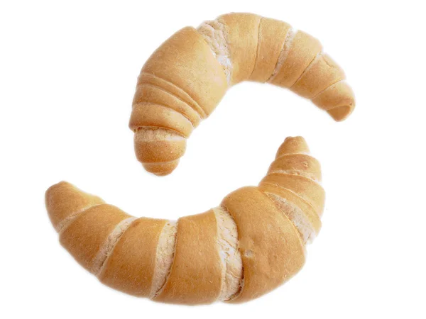 Comida Pastelaria Café Manhã Croissant Pão — Fotografia de Stock