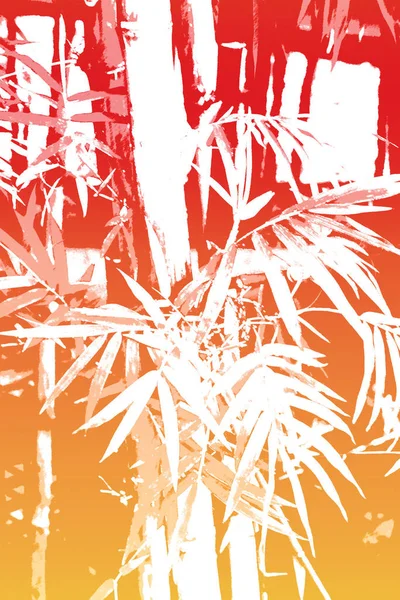 Шпалери Бамбукові Азіатських Абстрактним Фоном Вигляді Ілюстрації — стокове фото