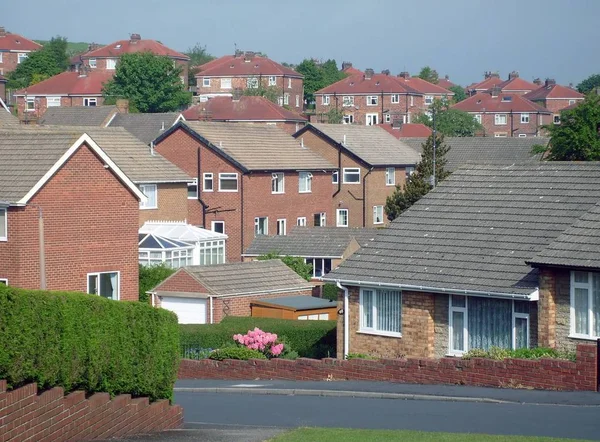 Typisch Englische Wohnsiedlung Scarborough England — Stockfoto