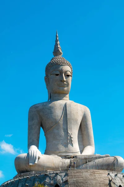 Grande Buda Montanha Manorom Mukdahan Província — Fotografia de Stock