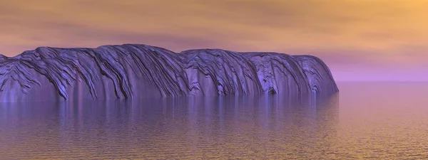 Ijsbergen Oceaan Bijzondere Landschap Van Antarctica — Stockfoto