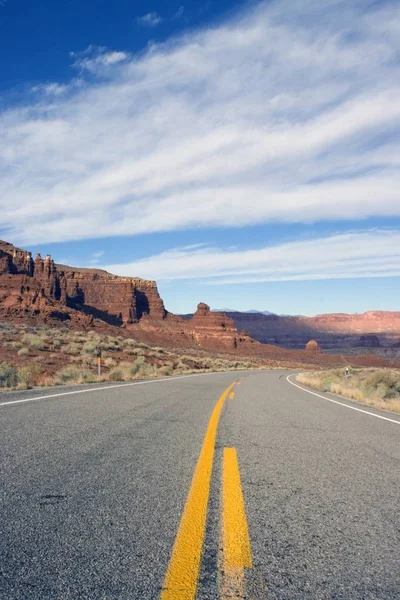 Strada Nel Selvaggio Utah — Foto Stock