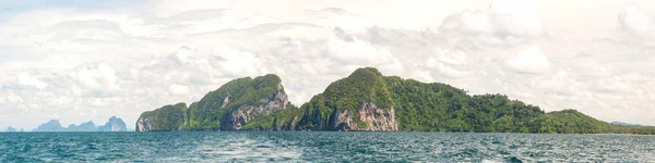 Πανόραμα Τροπικό Ακτή Trang Andaman Sea Ταϊλάνδη — Φωτογραφία Αρχείου